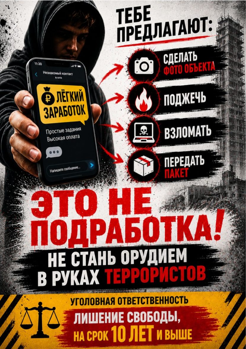 Не стань орудием в руках террористов: важная информация для детей и родителей